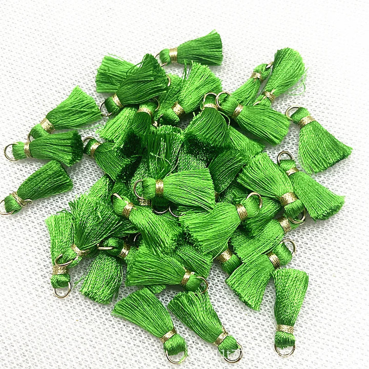 50 PC Mireau 20mm Mini Metal Hanging Ring Tassel