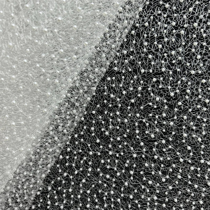 Riva Sequin Beaded Embroidery Glitter Mesh Sparkly Lace Wedding Party Dress Fabric