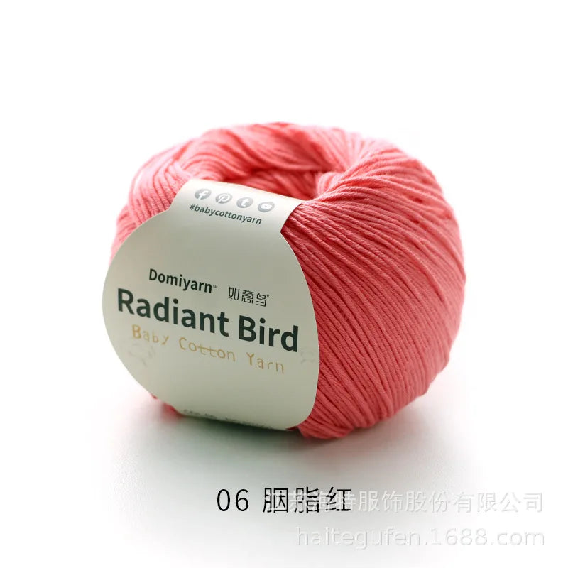 50g 100% Organic Pure Cotton Yarn