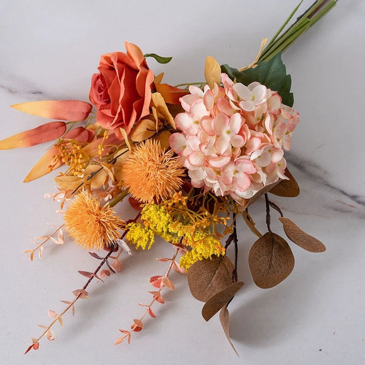 Cherish 49CM Artificial Autumn Eucalyptus Flower Bouquet