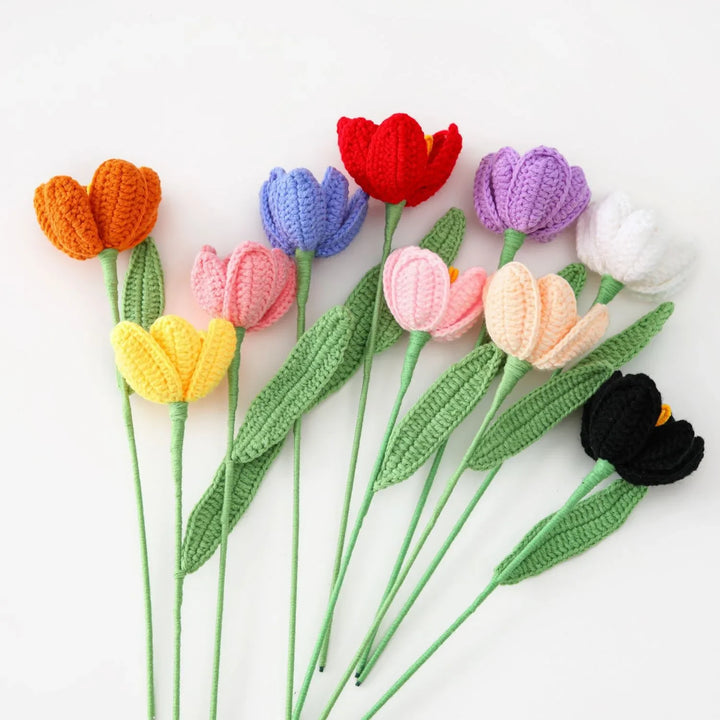 Moni Knit Tulips Party Decor Flower