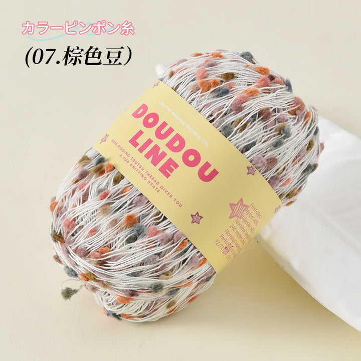 50g Handmade Woven Mixed Knitting Yarn