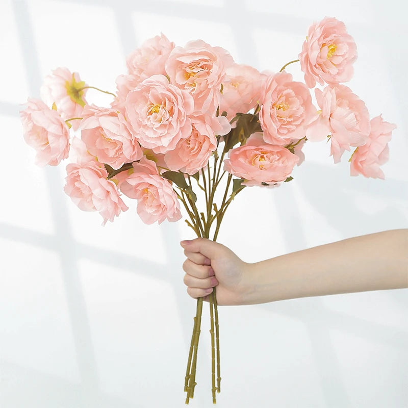 21" Artificial Peony Bouquet Bundle