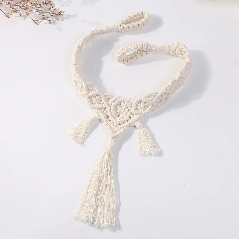 Moriel Bohemian Style Hand-woven Curtain Tie