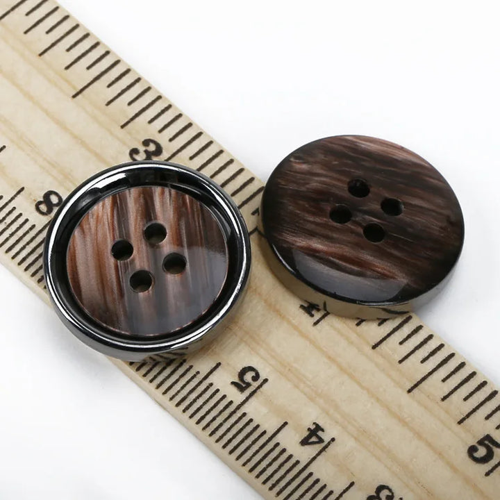 Modern 15-25mm Resin Button - 20 PC