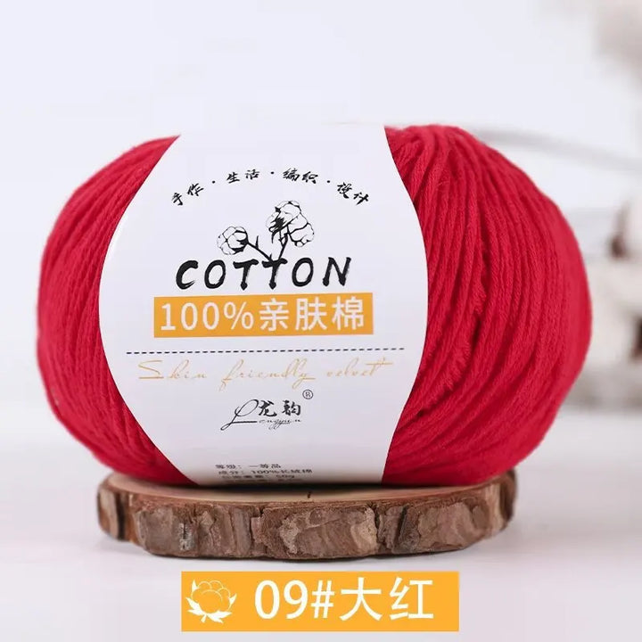 50g 100% Cotton Soft Colors Yarn Cotton