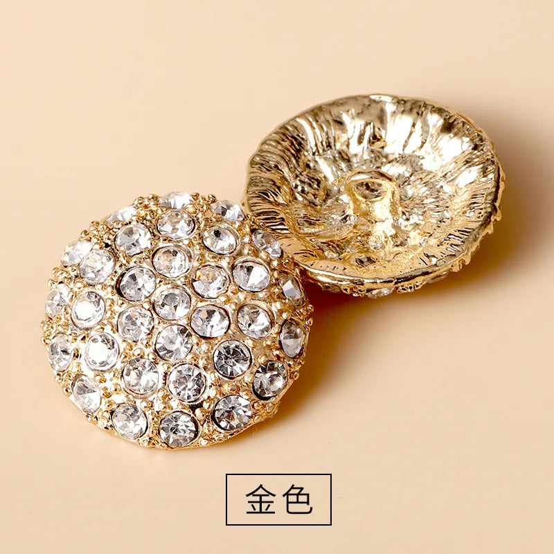 6 PC / Kelli Rhinestone Buttons