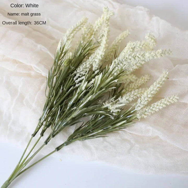 Rêve 13 inch Artificial Flower Malt Grass Plant