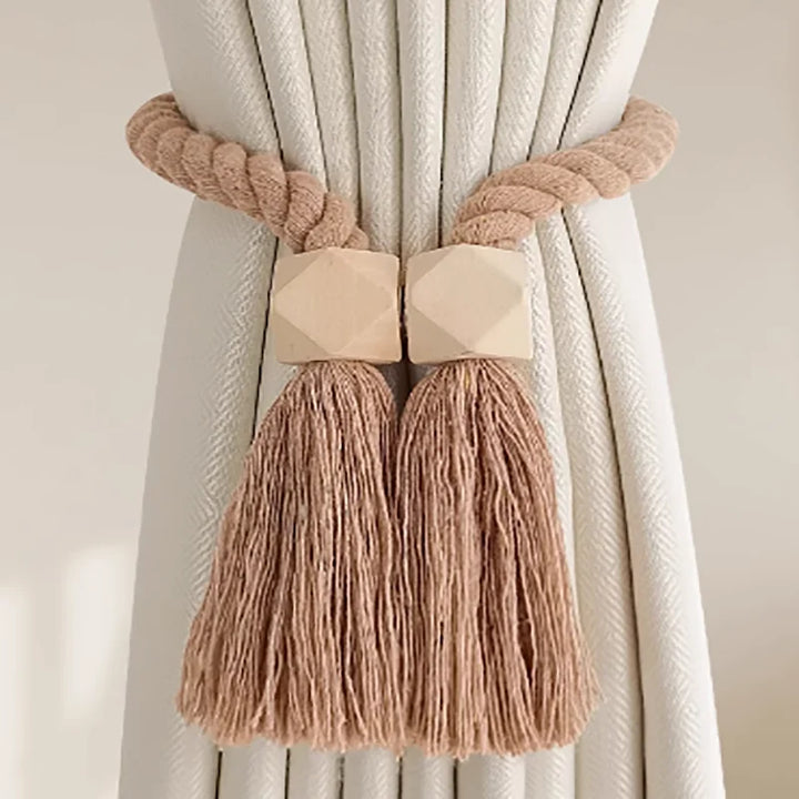 2 PC Delure Farmhouse Tieback