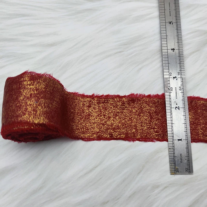 5 Yards / Wired Chiffon Silk Ribbon