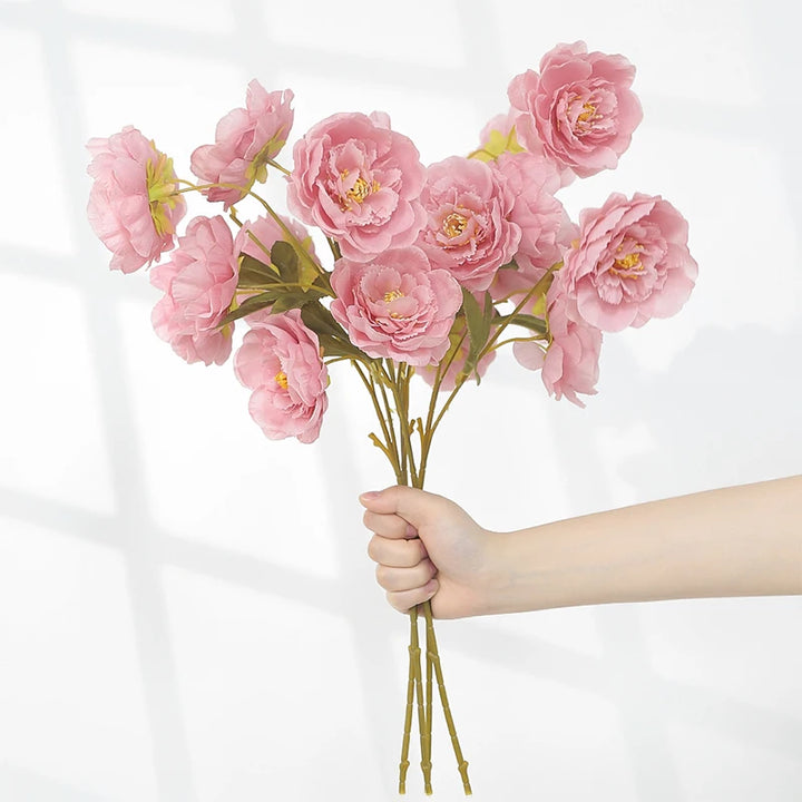 21" Artificial Peony Bouquet Bundle