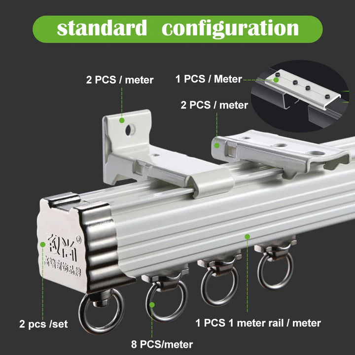 Charlton Single Drapery Track