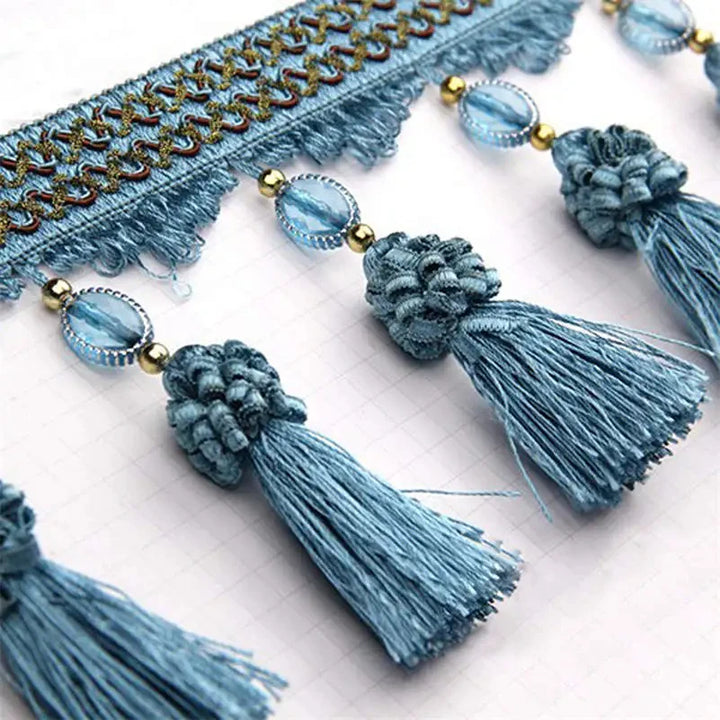 Mito Beaded Tassel Fringe Trim