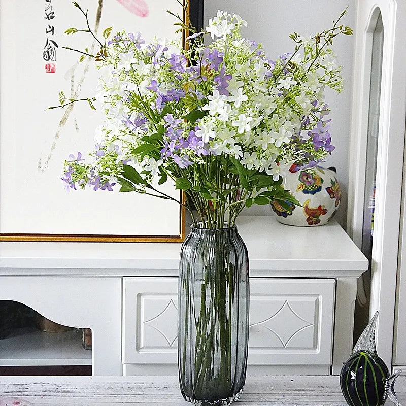 Sylvan 34 Inch Artificial Night Jasmine Long Stem Faux Flowers