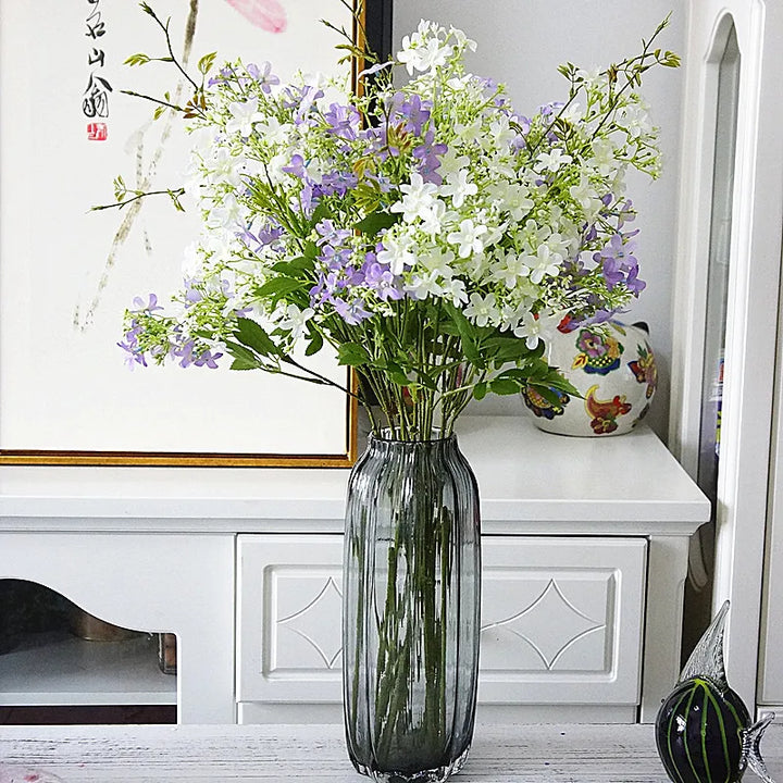 Sylvan 34 Inch Artificial Night Jasmine Long Stem Faux Flowers