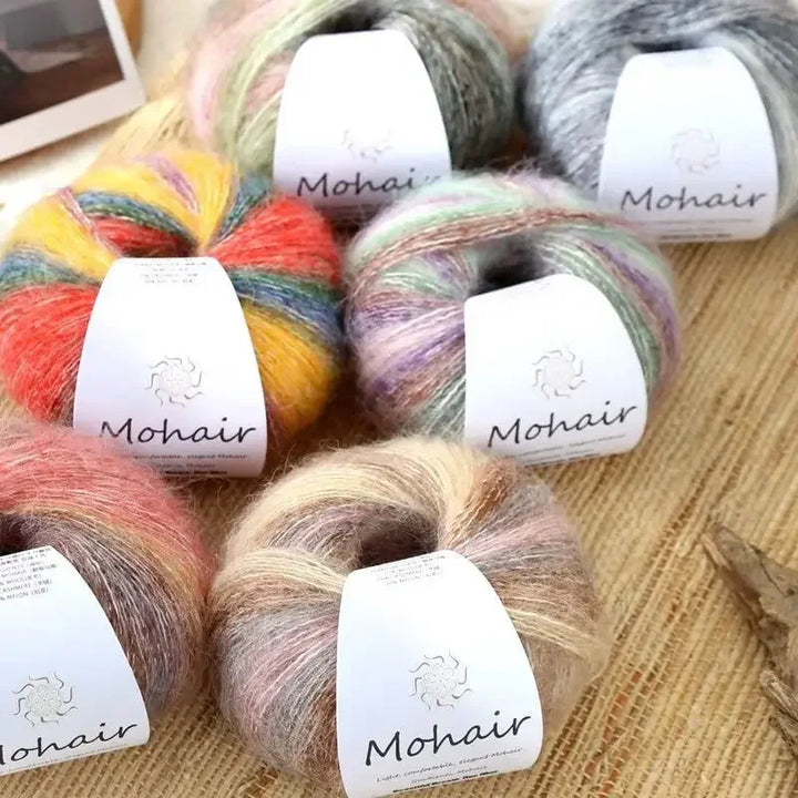 5PC / Gradient Mohair Yarn