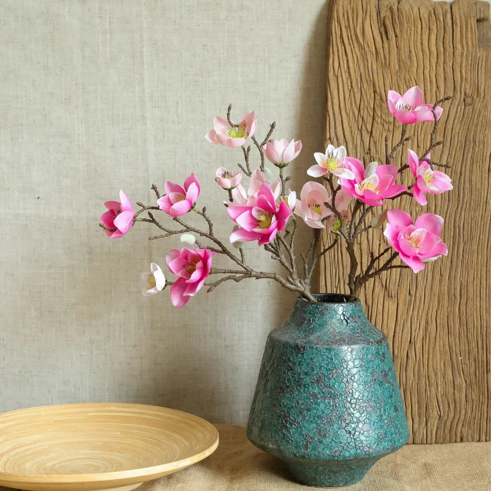 Dew 5 Head Francica Magnolia Artificial Flower