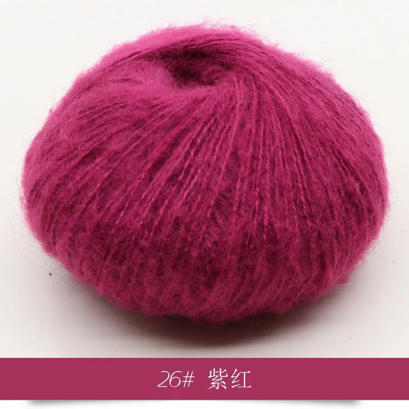 25g 1Pc Mohair Yarn for Hand Knitting