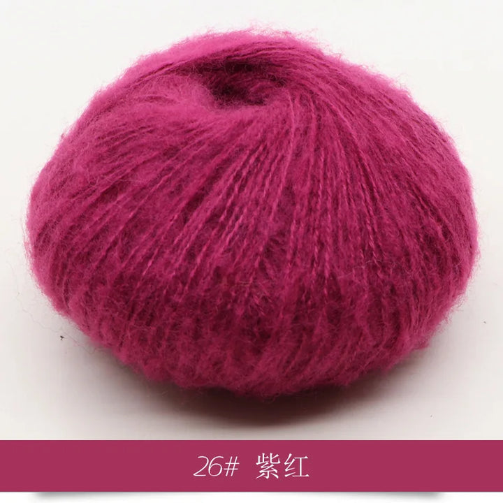 25g 1Pc Mohair Yarn for Hand Knitting