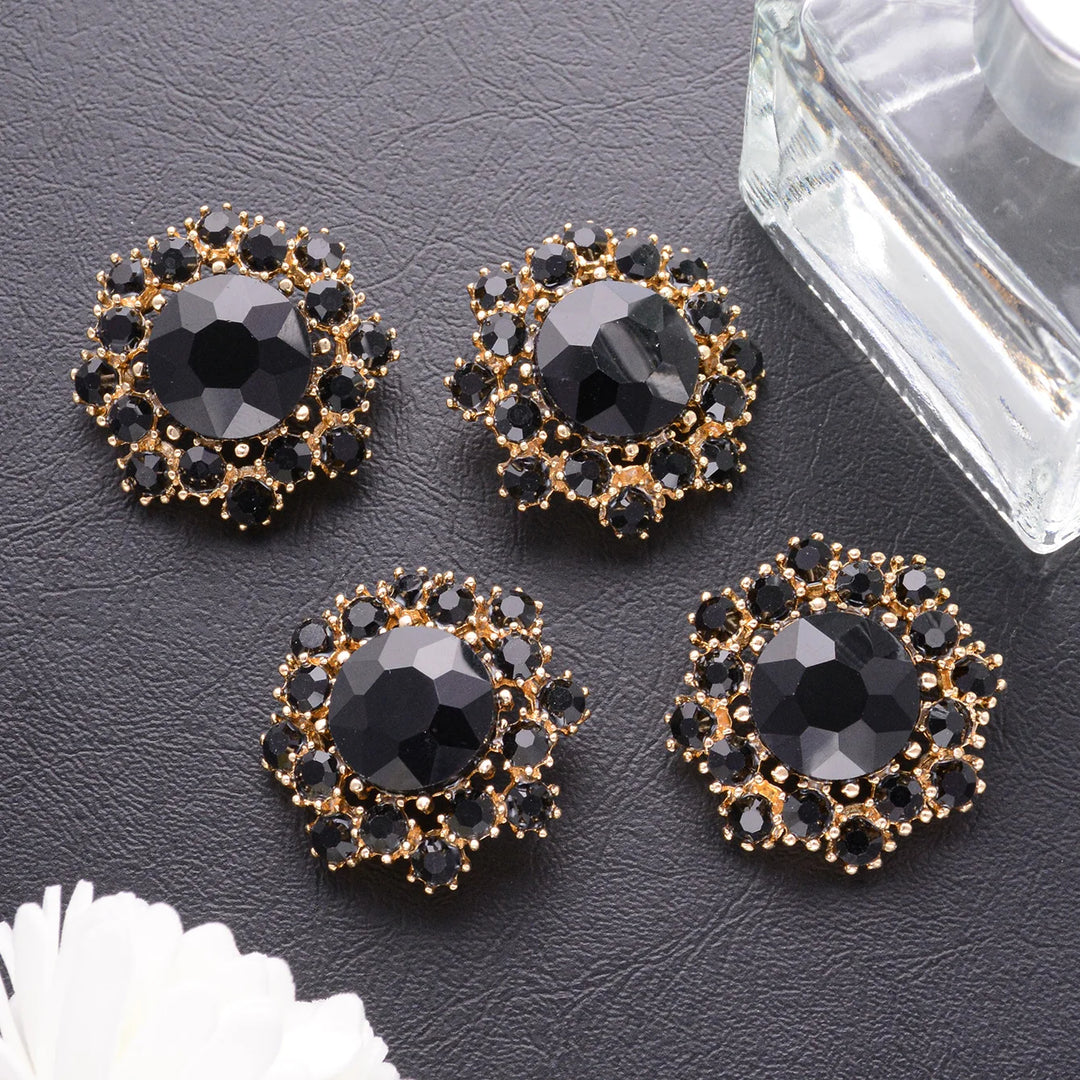 4 PC / Alyssa Rhinestone Buttons