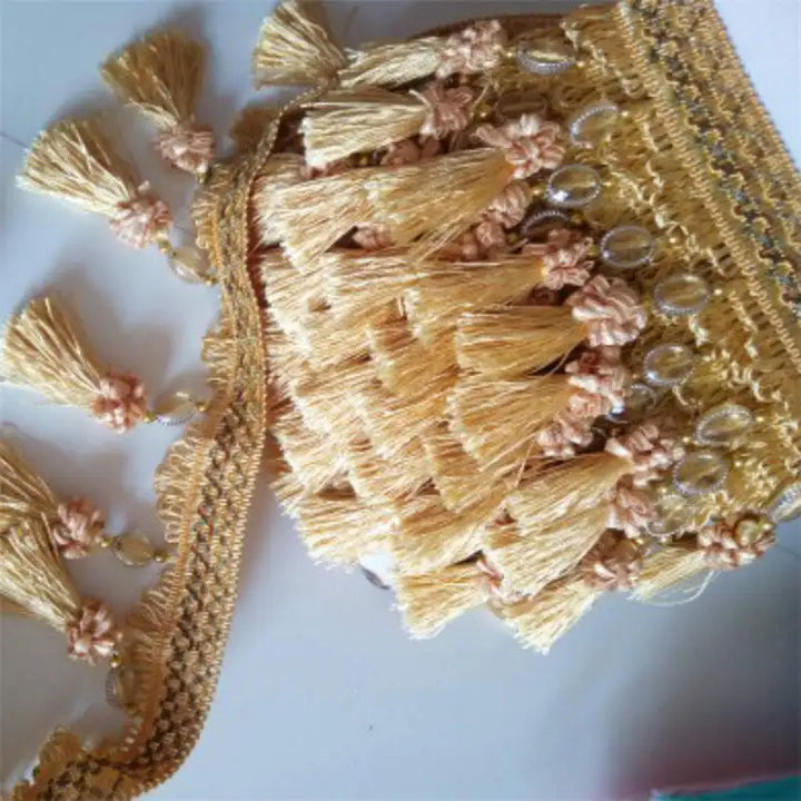 Mito Beaded Tassel Fringe Trim