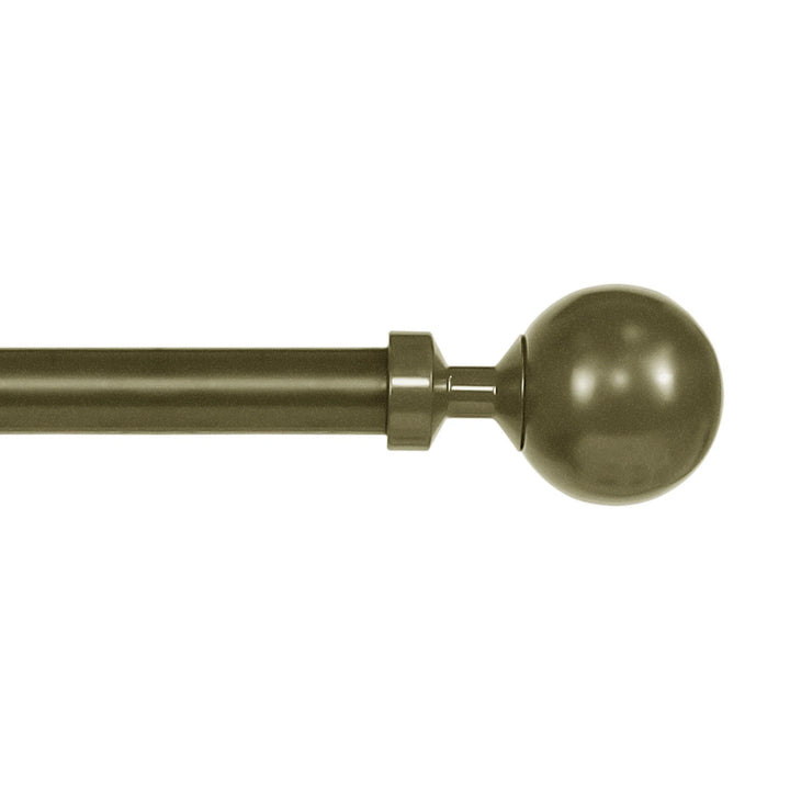 Kore 5/8 Inch Adjustable Heavy Duty Curtain Single Rod Set