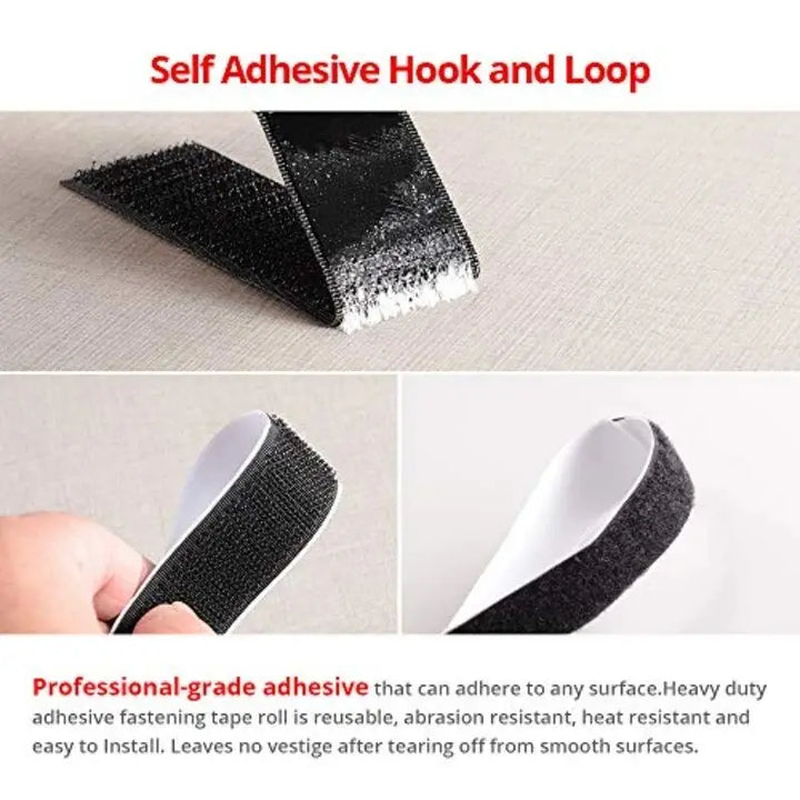 Self-Adhesive Hook and Loop Fastener