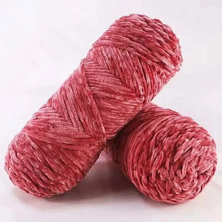 5PC/ Chenille Crochet Yarn