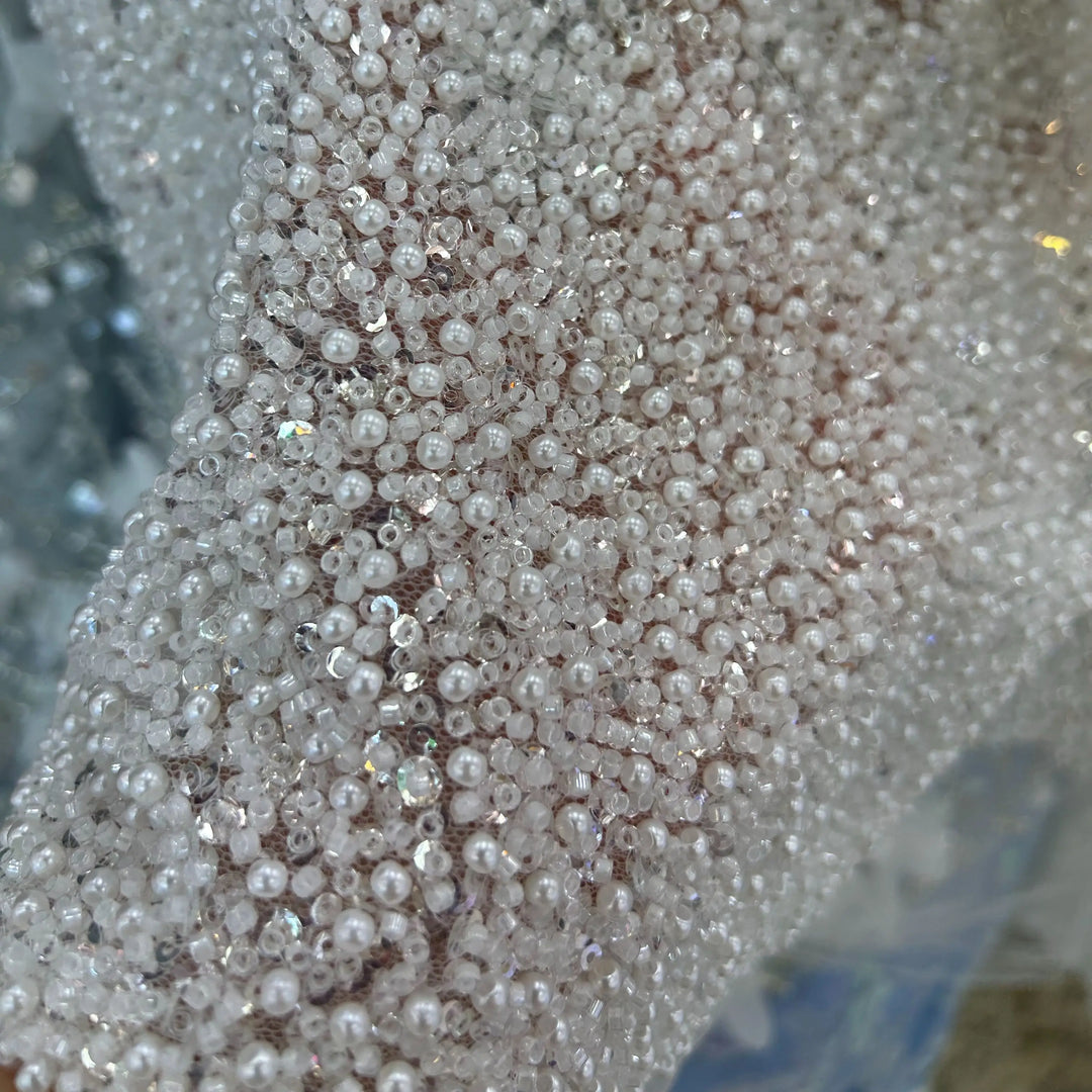 YARDS Kielamine Full Heavy Bead Allover Sequin Beaded