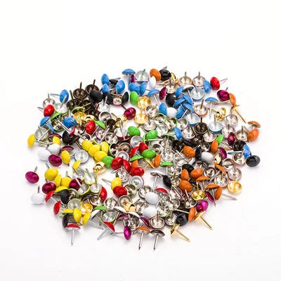 100pcs Colorful Round Upholstery Nails