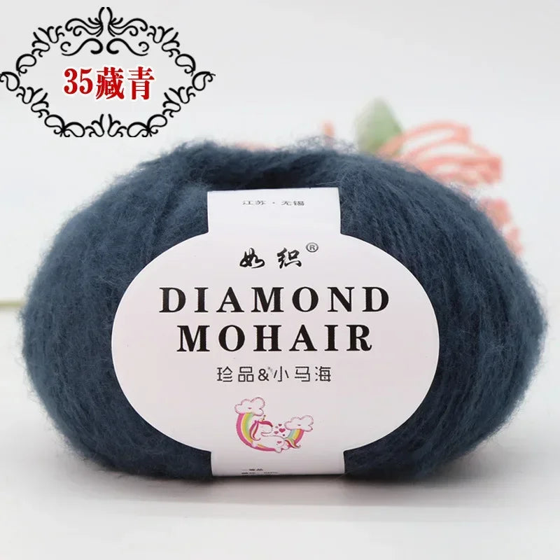 25g Mohair Wool Blended Yarn