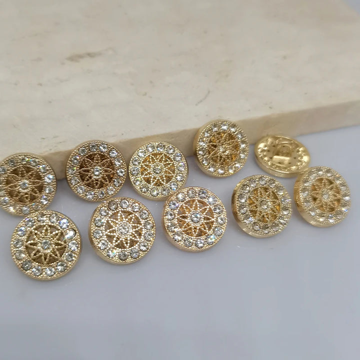 Lopi Rhinestone Button - 6 PC