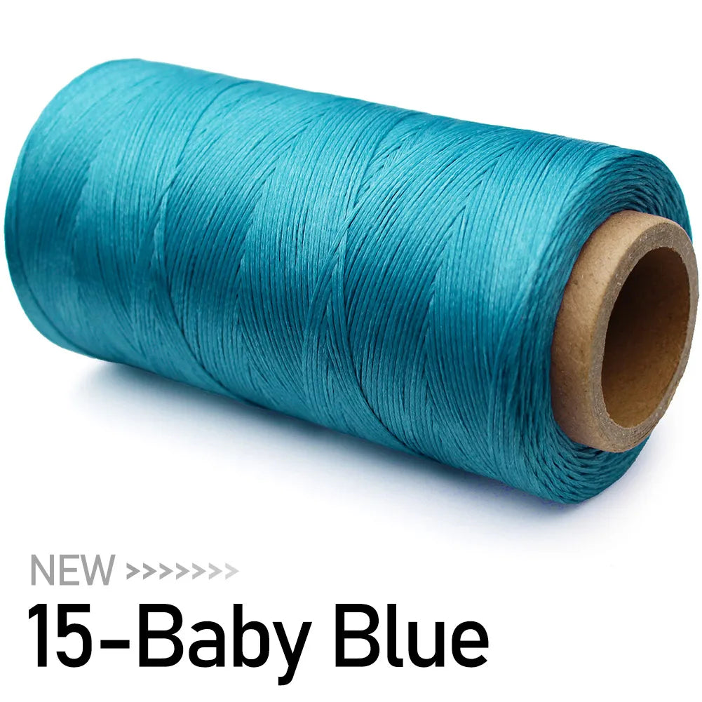 22 Colors / Flat Polyester Waxed Thread for Leather