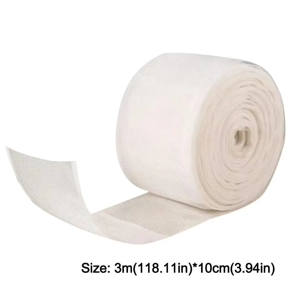 3 Meter / Clear Nylon Curtain Heading Buckram Tape