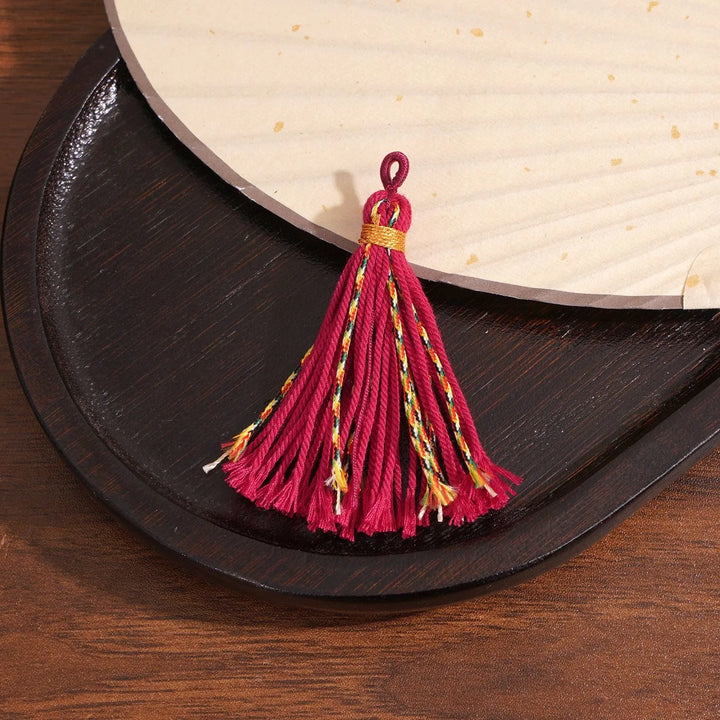 Elvara 75mm Long Colorful Hand Twisted Cotton Ethnic Tassels