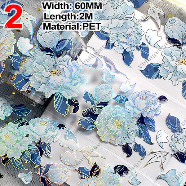 2 Meter / Flower PET Washi Tape