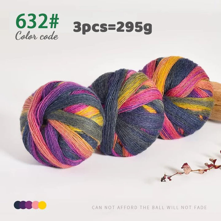 295g Colorful Wool Yarn
