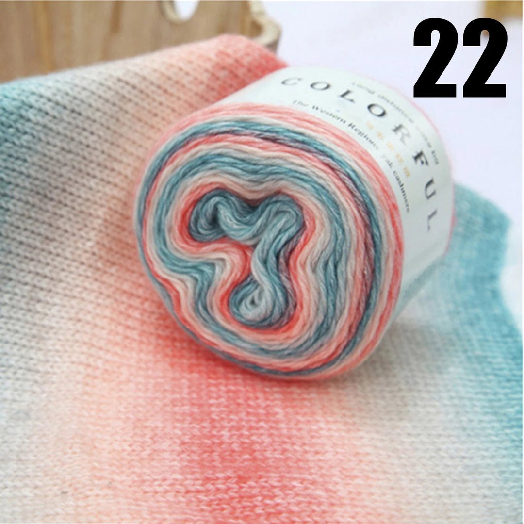 100g Tricot Angora Cake Yarn