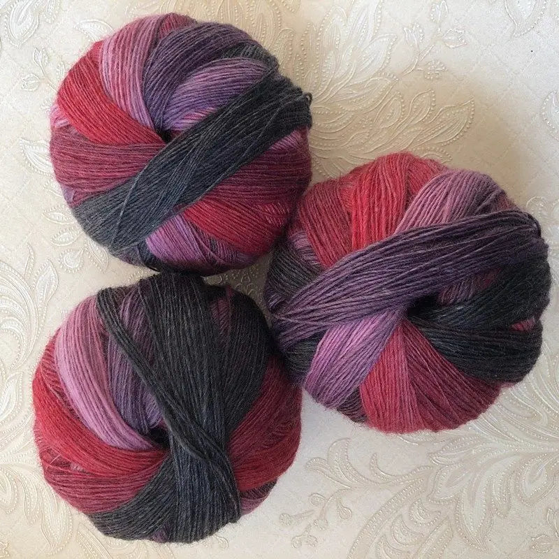 100g 600 Meter Long Dyed Gradient Magic Ball