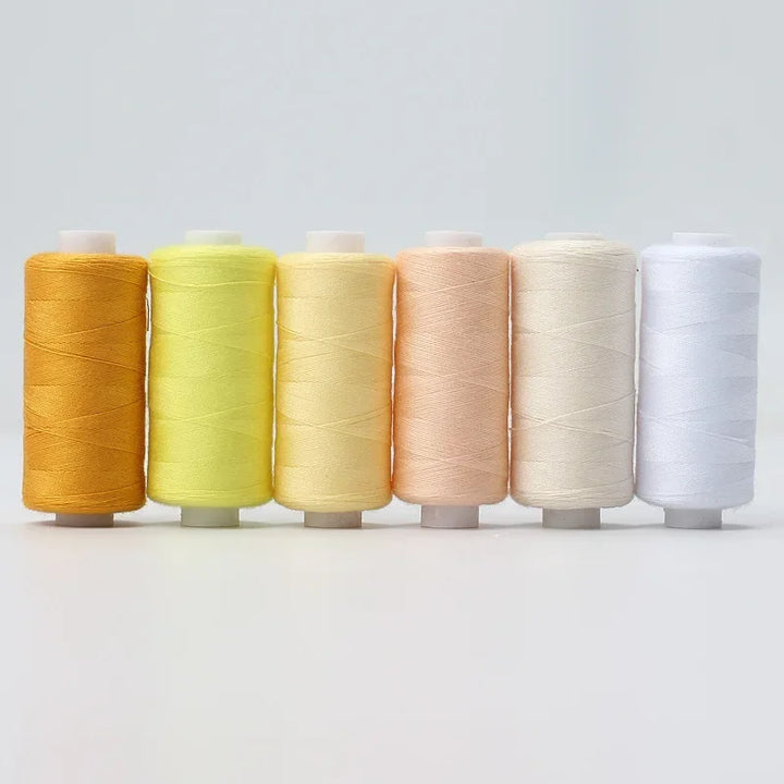 6 Rolls / Polyester Sewing Thread Set