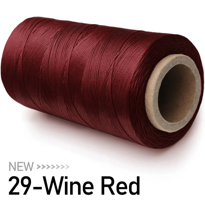 22 Colors / Flat Polyester Waxed Thread for Leather