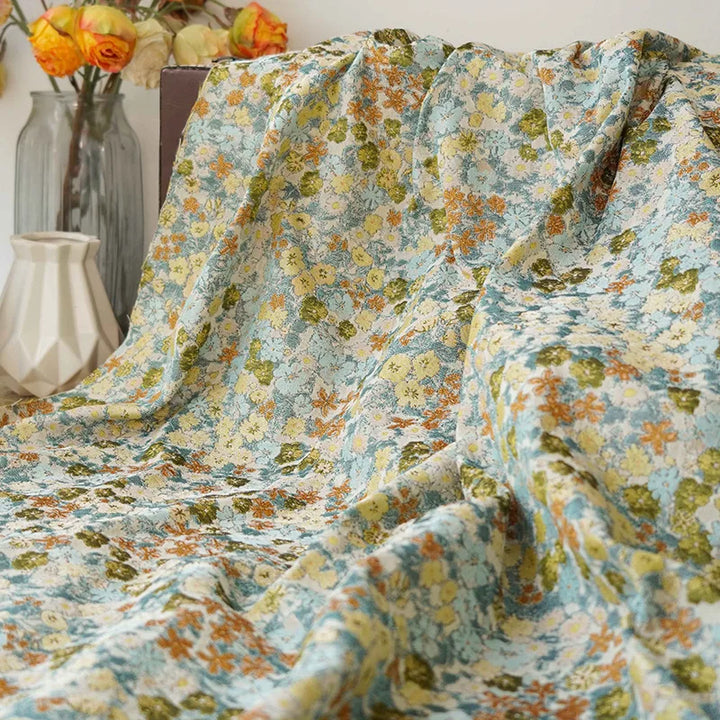 Matka Floral Woven Jacquard Fabric