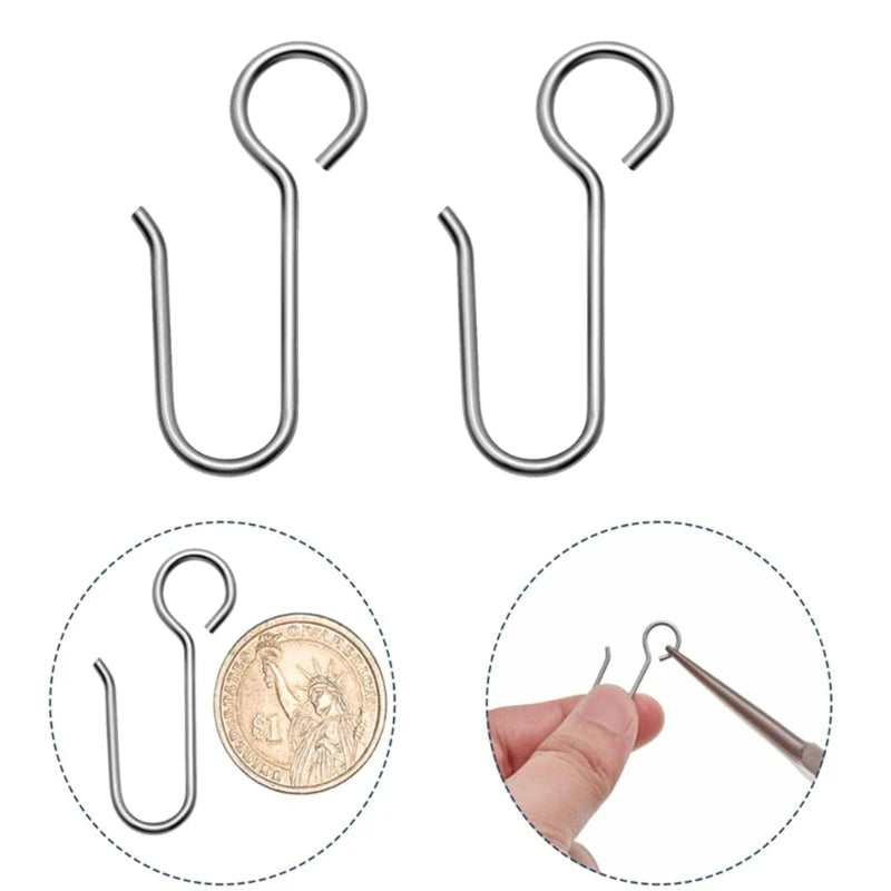 20 PC / Metal S Shaped Curtain Metal Hook