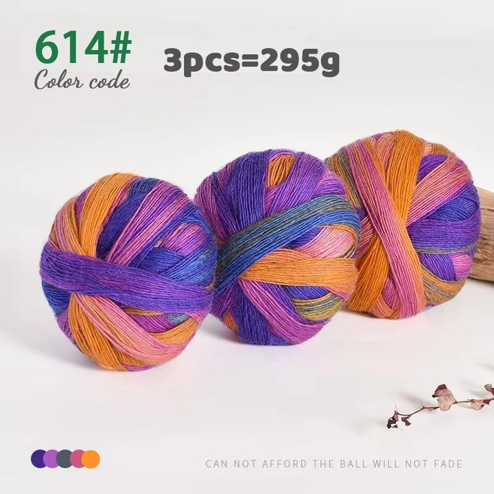 295g Colorful Wool Yarn