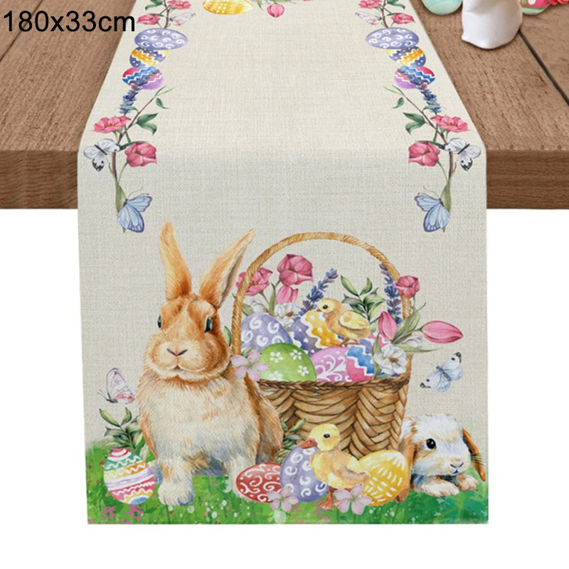 Easter Large Rabbit Table Runner