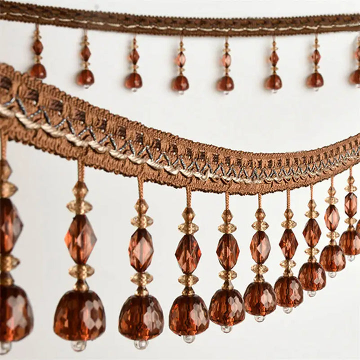 6 YARDS / Geros Beaded Tassel Fringe Trim