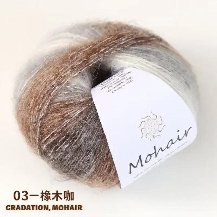 5PC / Gradient Mohair Yarn