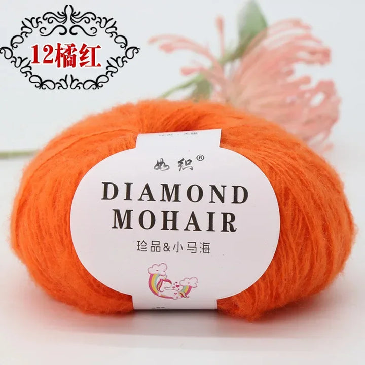 25g Mohair Wool Blended Yarn
