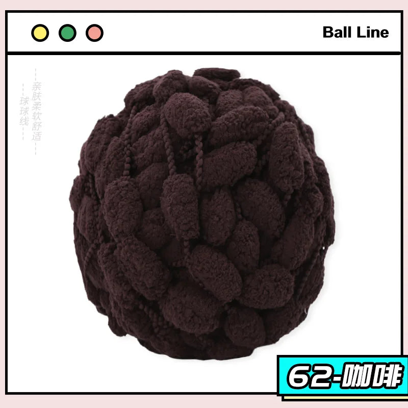 100g Colorful Thick Ball Yarn