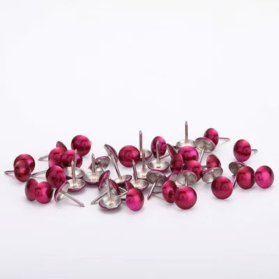 100pcs Colorful Round Upholstery Nails